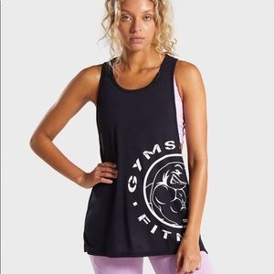 Gymshark legacy drop arm vest- medium